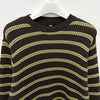 stussy Stripe Crew Knit Forest 153570520 [P]