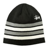 STUSSY ベーシックストライプスカルキャップビーニーハット 153571639 [P]