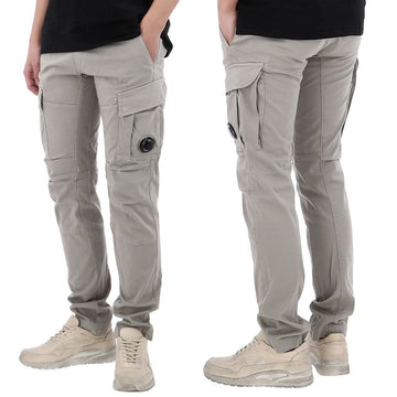 CP COMPANY 26SS レンズ ワッペン ストレッチ サテン カーゴ パンツ 20CMPA743A 904 153572089