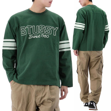 STUSSY 25FW フットボール クルネック Tシャツ 1140373 153572163