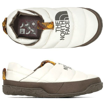 NORTH FACE Mokkaschuh mit Daunenfüllung in Weiß und Braun 152192602 [P]