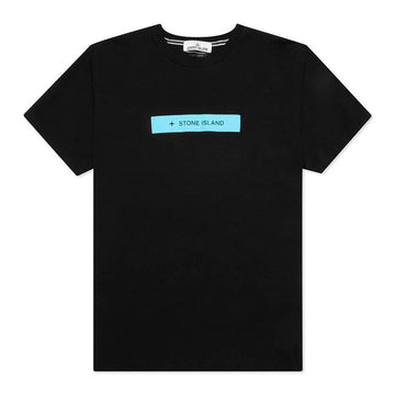 STONE ISLAND Square Logo T-Shirt Kurzarm Schwarz 78152NS82 V0029 153572889