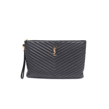 SAINT LAURENT Dokumentenhalter Clutch Monogram Matelassé 440222 153574331