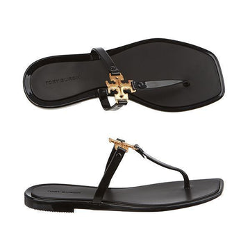 TORY BURCH ミラー ミニ ジェリー フラット 通フリップフロップ レディーススリッパ 137704 013 67797629