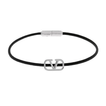 VALENTINO Armband Garavani V-Logo Baumwolle 115030050