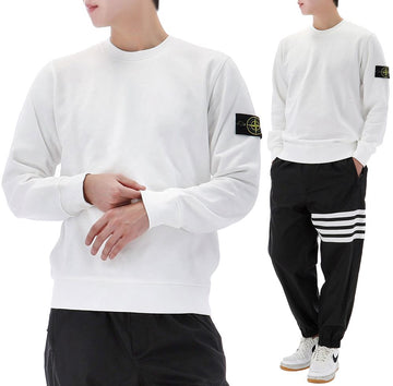 STONE ISLAND コットンスウェットシャツパッチ26SS 153574367
