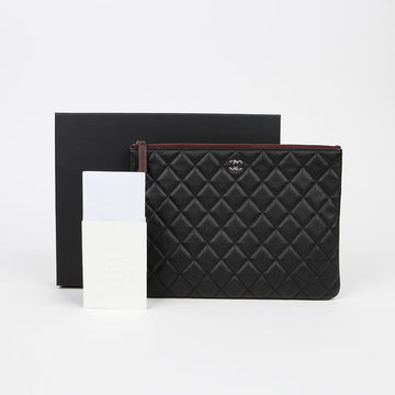 CHANEL キャビア クラシック ニューミディアム クラッチ A82545 152927028