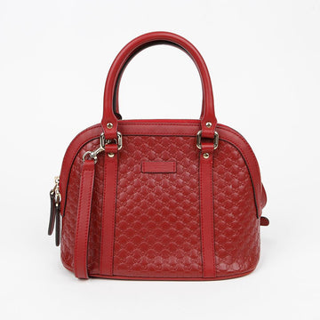 GUCCI マイクロシマ ドーム トート ショルダーバッグ 153363778