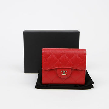 CHANEL キャビア クラシック 二つ折り財布 AP0231 153367244
