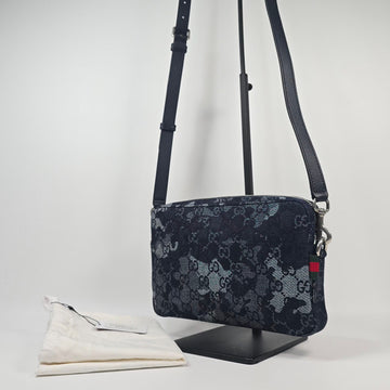 GUCCI デニムスモールクロスバッグ 153576847