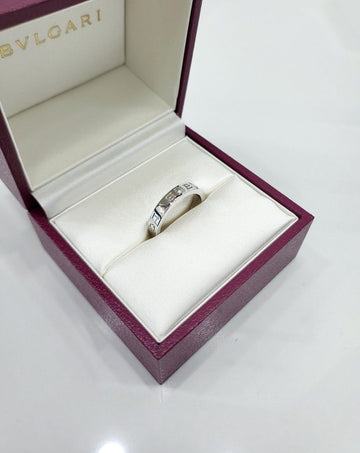 BULGARI ビゼロワン エッセンシャル ホワイトゴールド リング 59号 18サイズ 153576854