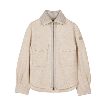 MONCLER FW25 レディース ブークレ ジップシャツジャケット 2F00022 597TE 268 153577353