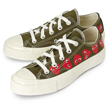 COMME DES GARCONS マルチハート チャックテイル 70 スニーカー AZ K117 001 1 (ユニセックス) 153577971