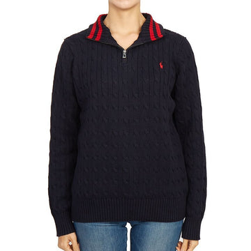 Polo Ralph Lauren Kids Half-Zip Knit 323868894005 NAVY (Adult Wearable) 153578021