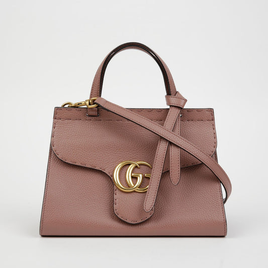 Gucci GG Marmont Mini Top Handle Tote Shoulder Bag 153457924 [P]