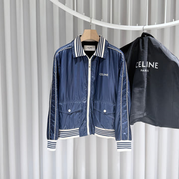 CELINE ライトウェイトナイロンボンバージャケット 48 153583007