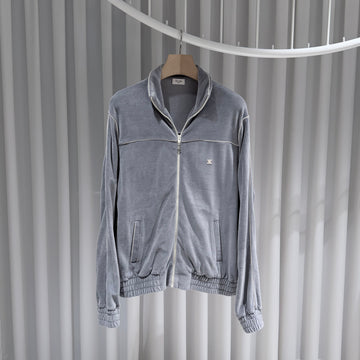 Celine Triope Velvet Training Zip-Up Jacket 153583133