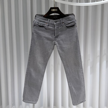 TOM FORD スウェードパッチスリムフィットデニムパンツ 153584080