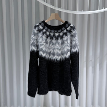 CELINE ブラシウールアルパカニット (A+/XL) 153584138