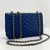 CHANEL Chevron Trend CC Lammleder WOC Ketten Crossbody Tasche 121481872 [P]