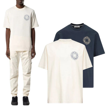 STONE ISLAND ロゴプリントTシャツ 153617067