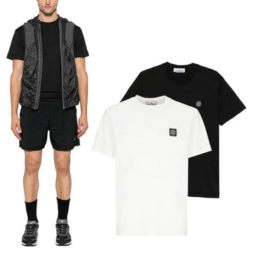 Stone Island Logo Patch Short Sleeve T-shirt 153617296