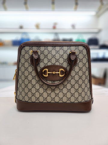 Gucci Horsebit 1955 Medium Top Handle Tote and Shoulder Bag 620850 153619742