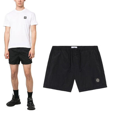 STONE ISLAND ロゴ スイム パンツ 153620279