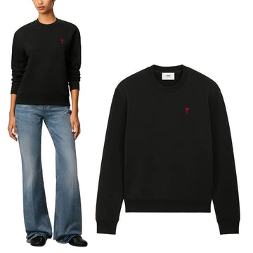 AMI Heart Logo Sweatshirt 153625628