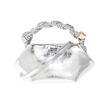 Ganni Metallic Silver Mini Bou Bag (A6950 018) 147082779