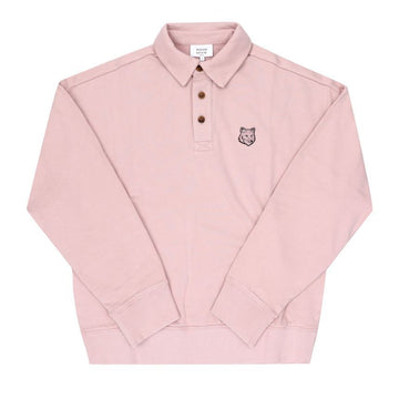 Maison Kitsune Bold Fox Head Patch Polo Sweater 145429321
