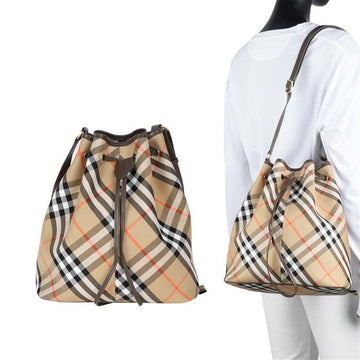 Burberry Vintage Check Drawstring Bucket Bag 153687066