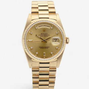 ROLEX Datejust 36 Original Diamond Herren Gold Armbanduhr Vintage 1990 153689720