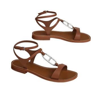HERMES 女性用サンダル ゴールド H261081Z 20380 153566219