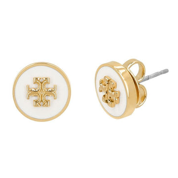 TORY BURCH キラ サークル ロゴ エナメル スタッズ ピアス 153743974 [P]