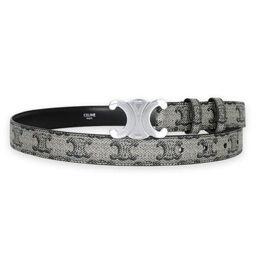 Celine Triope Medium Leather Belt (Gray) 45AKA2APM 02SI 115621061