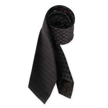 Gucci Men's GG Jacquard Logo Silk Tie 152920674