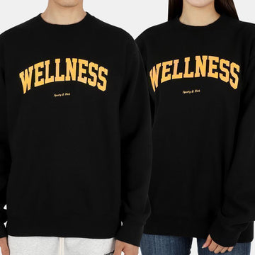 SPORTY & RICH Wellness Ivy Crewneck Schwarz/Gelb 54764048