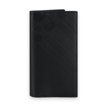 BURBERRY メンズ コンチネンタル チェック 長財布 (ブラック) 8078353 94640056