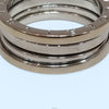 Bulgari B.zero1 18K White Gold Ring Size 60 153692801 [P]