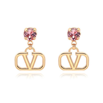VALENTINO ガラバーニ Vロゴ クリスタル ドロップ ピアス 7W2J0H29 YCW 0V3 150633917