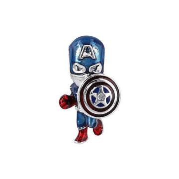 Pandora Charm 793129C01 Marvel Avengers Captain America Silver Charm 128575306