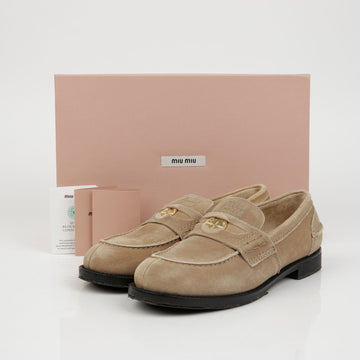 MIU MIU コインペニーローファー 37.5 153505914