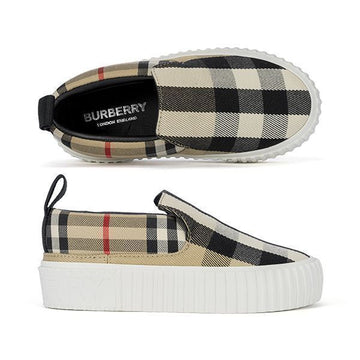 BURBERRY スニーカー 8060630 A7028 ビンテージチェック スリッポン キッズスニーカー 8060630 A7028 44892391