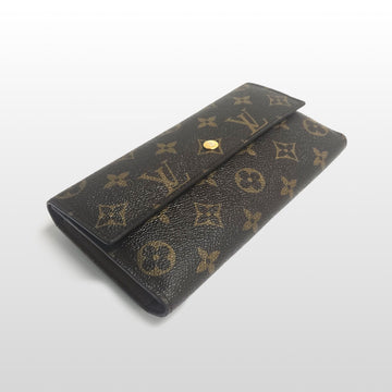 LOUIS VUITTON ブラウン M61217 フォルテポユ モノグラム キャンバス 長財布 153696330