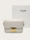 CELINE Chalk Shiny Kalbsleder Mini Triomphe Tasche 153696712 [P]
