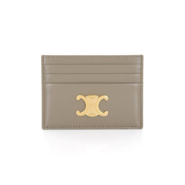 CELINE 25FW 10L833DPV 18GT トリオンフ メタルロゴ カードケース 139825992