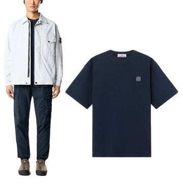STONE ISLAND ロゴパッチクルーネックTシャツ 153723651