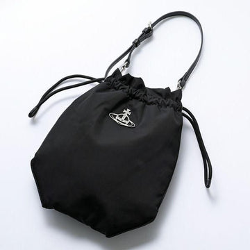 VIVIENNE WESTWOOD RE-NYLON DRAWSTRING POUCH SET (57010001U W001Y N401) 147522842