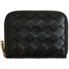 BOTTEGA VENETA Intrecciato Kartenhalter mit Reißverschluss Schwarz 131492926 [P]